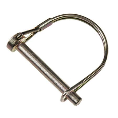 DOUBLE HH 81987 0.31 x 2.25 in. Round Wire Lock Hitch Pin 153835